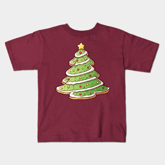 Oh Christmas Tree Cake Kids T-Shirt by Seraphine